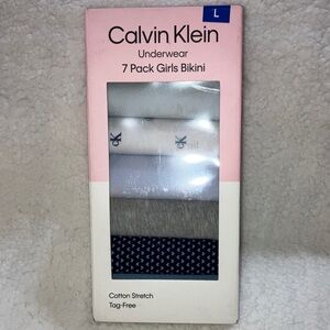 Calvin Klein Women's Bikini Underwear 7-Pack - White, Gray, Navy